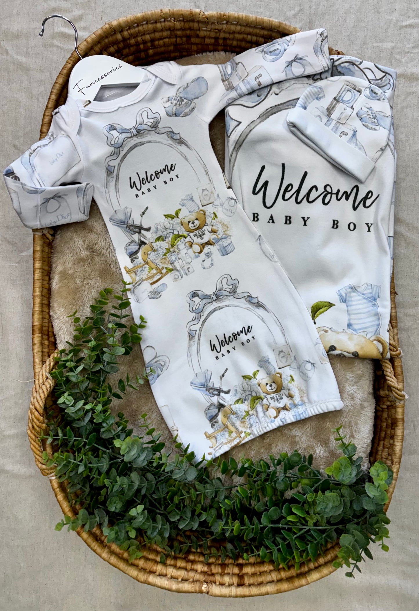 "Welcome Baby Boy" Set