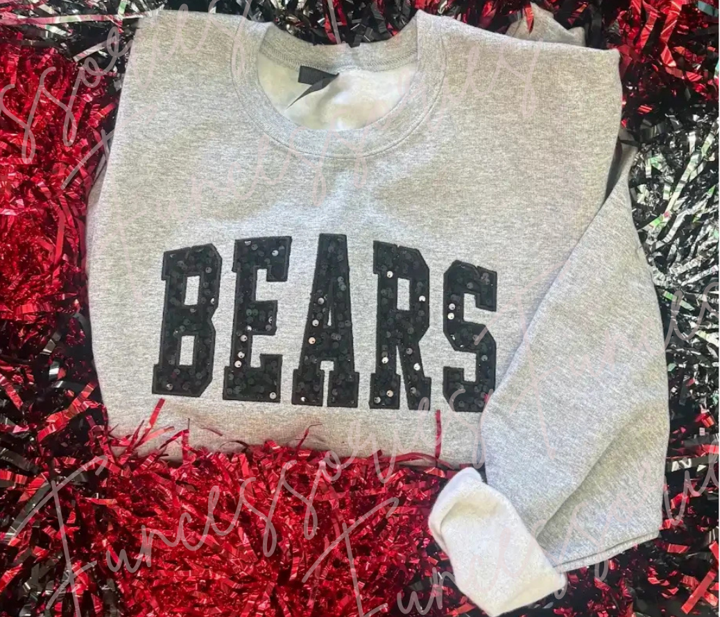 Custom Sequin Team Sweatshirt