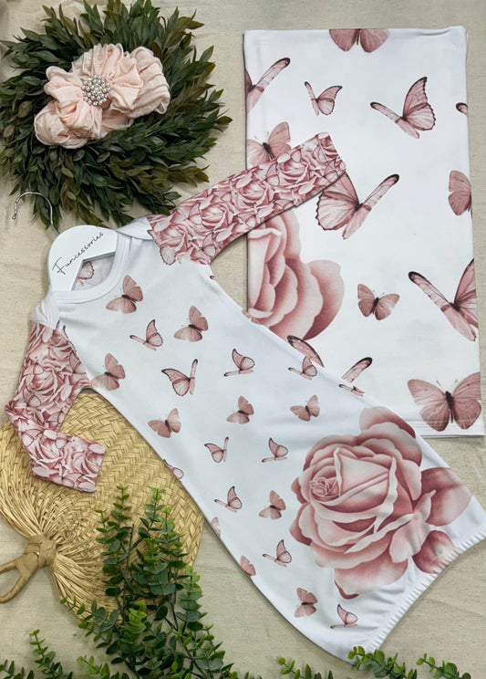 Butterflies and Roses Set