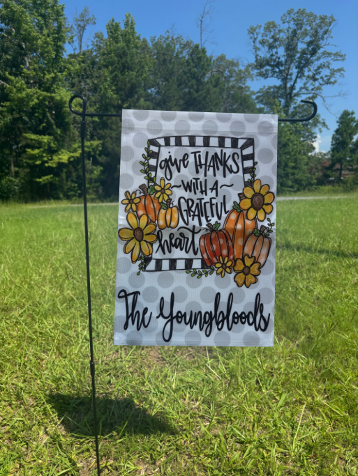 Fall Garden Flag