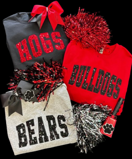 Custom Sequin Team Sweatshirt